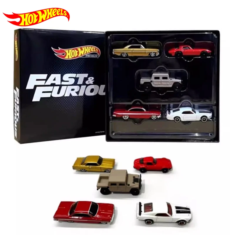 Genuine Hot Wheels Premium Car Fast & Furious Voiture Diecast 1:64 Chevrolet Corvette Ford Hummer Kids Boys Toys For Children