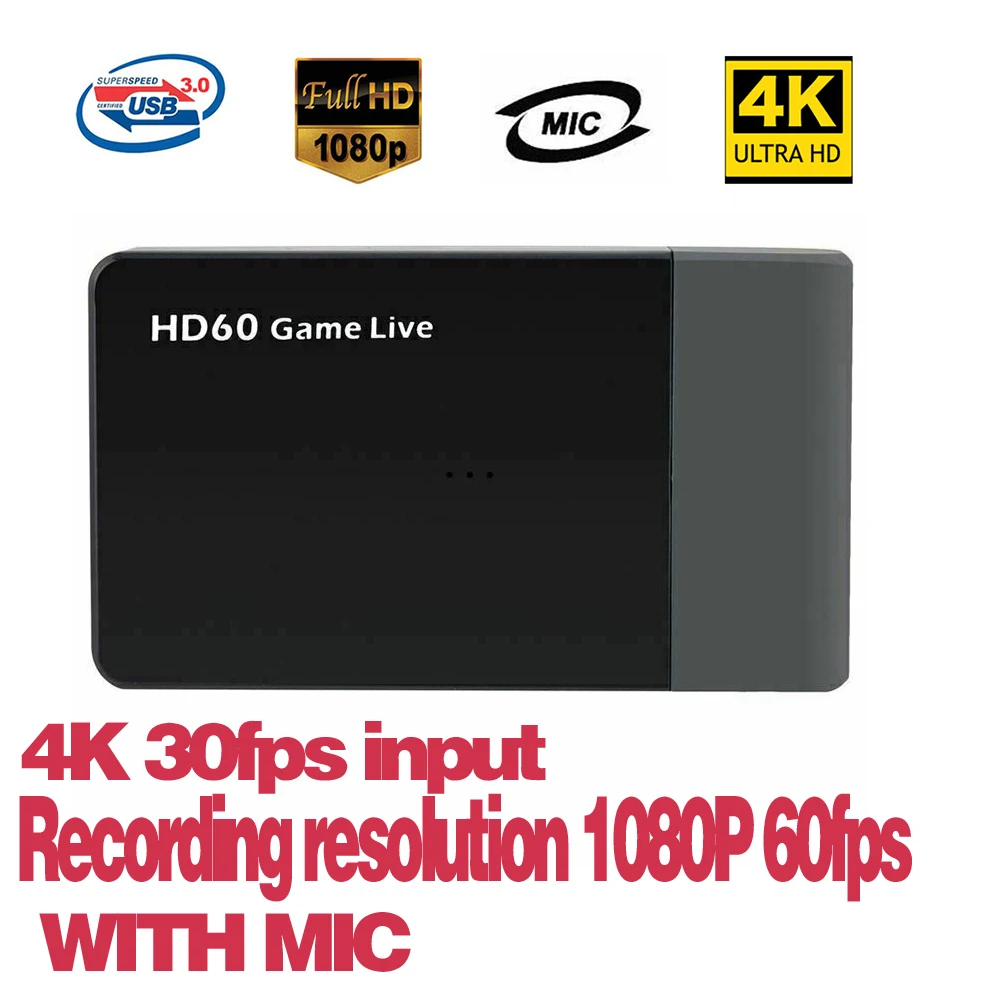 Ready Stock Ezcap 321A79 1080P Hdmi Phone Game Hd Video Capture Box Grabber For Xbox Ps4 Tv Stb Recording Mic In Live Streaming