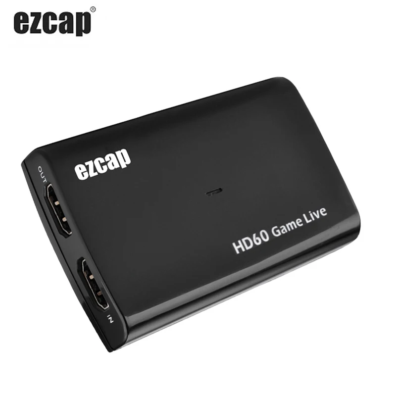 Ezcap 266 Full Hd 1080P 60Fps Audio Video Capture Card Game Recording Box Live Steraming Device Mic In Loop Per Ps4 Xbox Camera