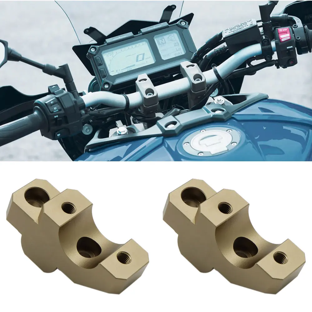 Moto Maniglia Di Montaggio Del Morsetto Universale Manubrio Bar Riser Risers Barback Per Yamaha Tracer 900 Fz09 Mt09