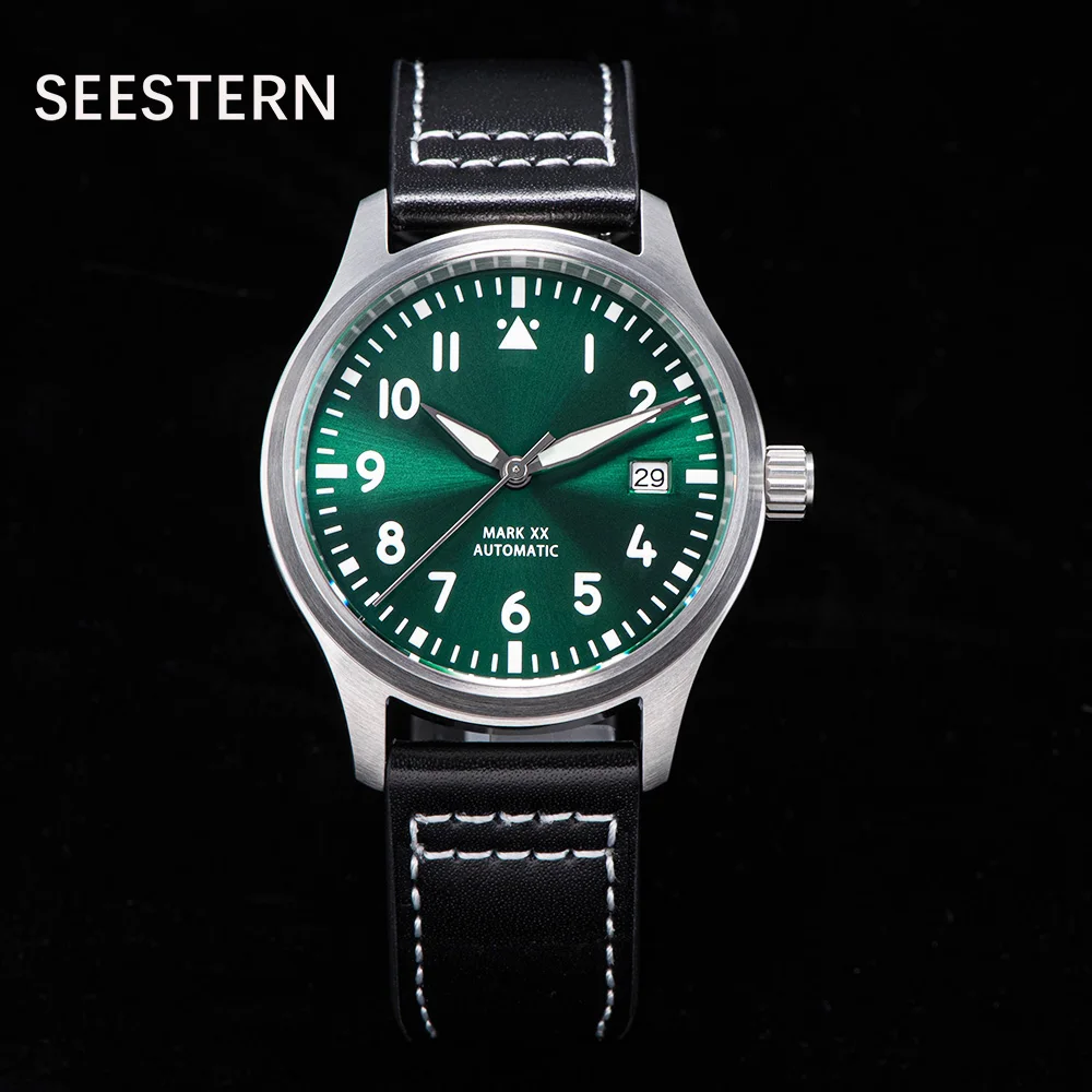 Seestern Make Xx Man Watch Orologi Da Polso Meccanici Automatici Data Orologi Luminoso Zaffiro Cristallo Impermeabile Movimento Nh35