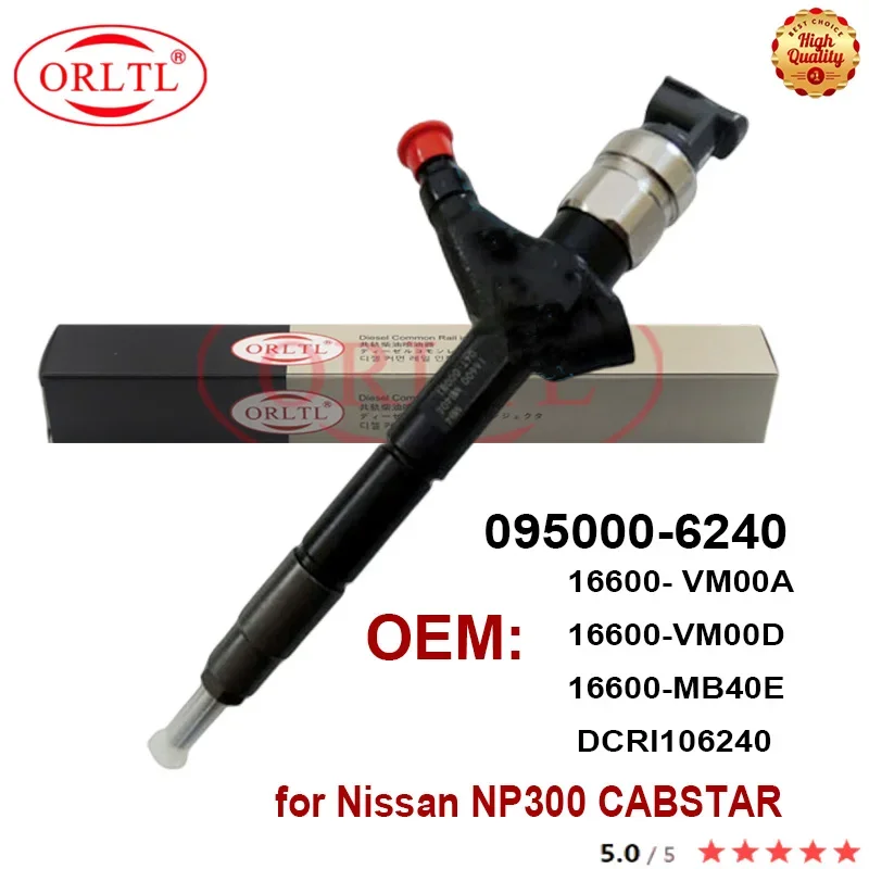 095000-6240 Iniettore Diesel 095000-6241 Ugello Spruzzatore Common Rail Per Nissan Navara D22 2.5L Yd25 Motor 16600-Vm00A