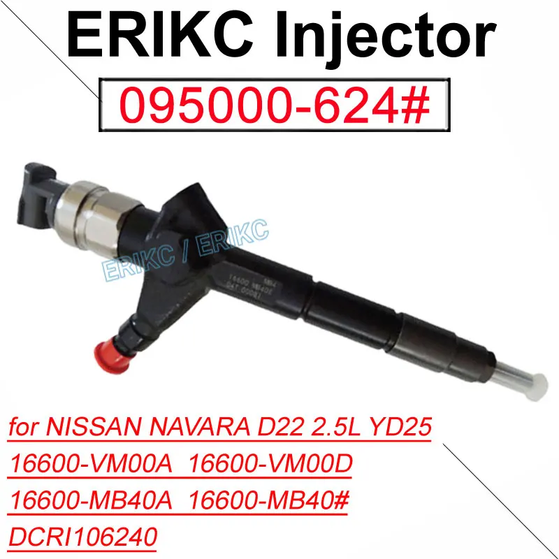 095000-6240 Iniettore Diesel 095000-6241 Ugello Spruzzatore Common Rail Per Nissan Navara D22 2.5L Yd25 Motor 16600-Vm00A