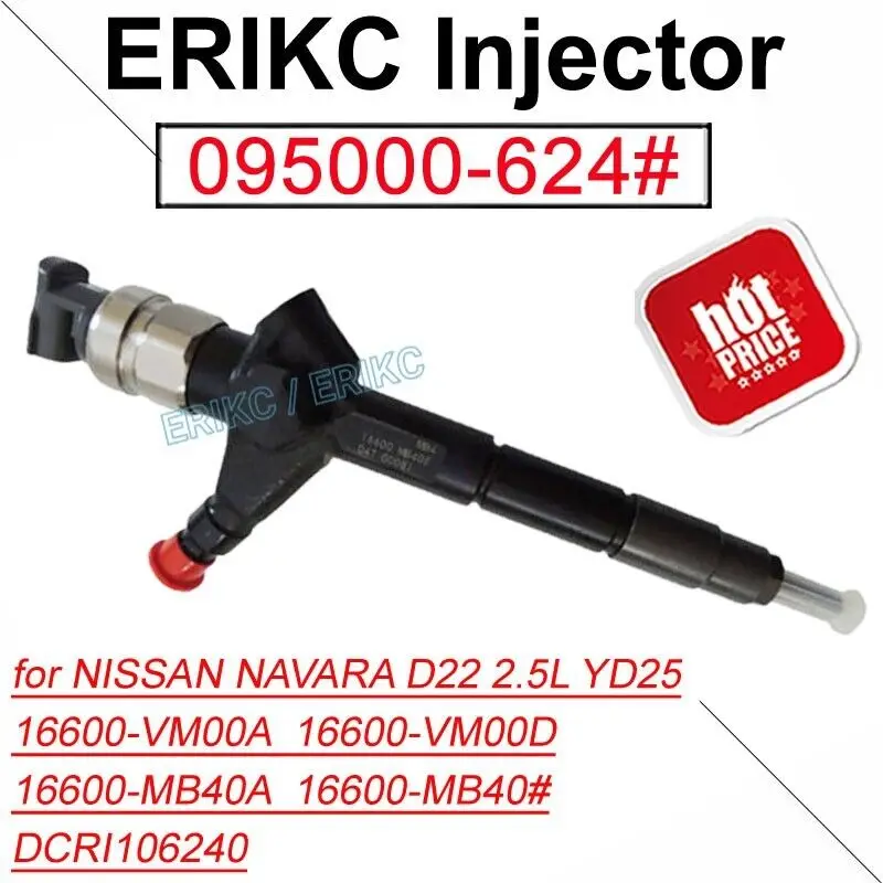 095000-6240 Iniettore Diesel Per Nissan Navara D22 2.5L Yd25 Motor Muslimate