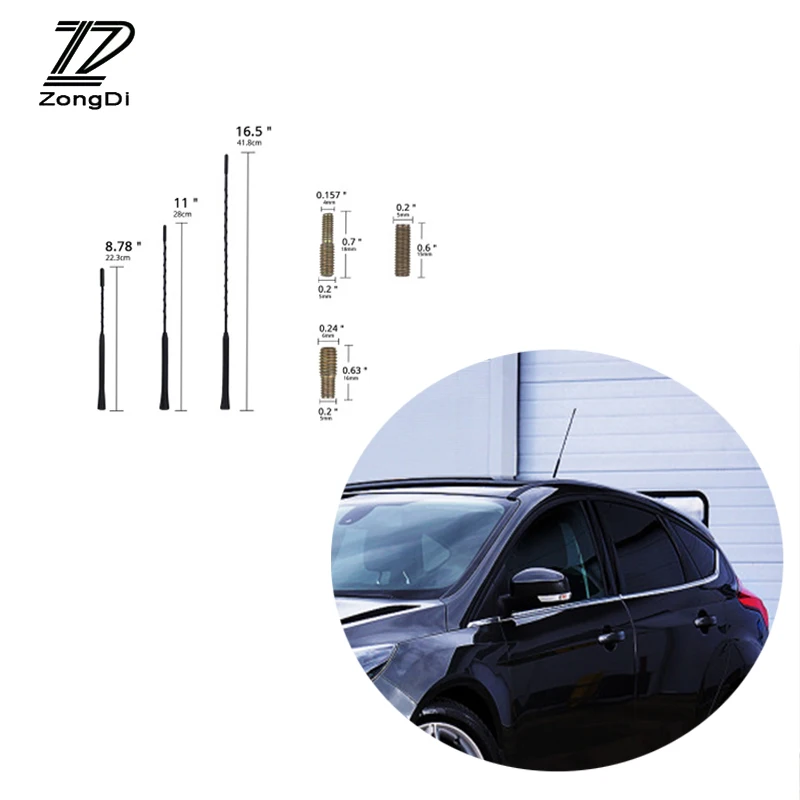 Auto Roof Whip Stereo Radio Fm/Am Antenna Di Segnale Per Fiat 500 Nissan Qashqai J11 J10 Juke X Trail T32 Renault Megane 2 3 Clio 4