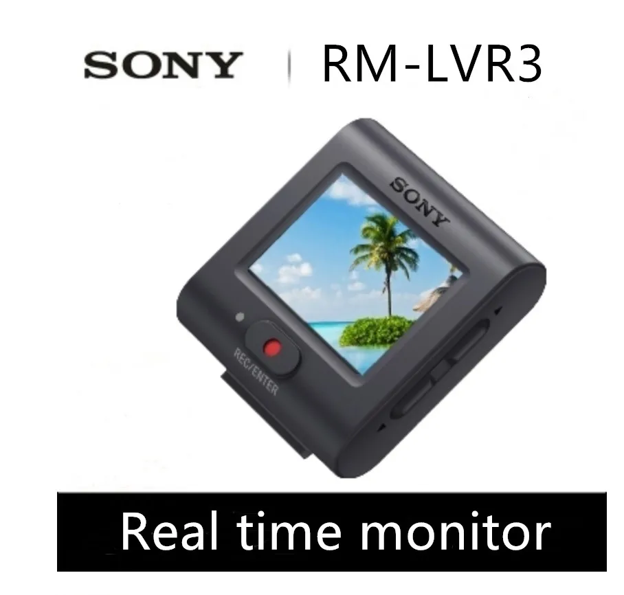 Sony Rm-Lvr3 Live View Remote Per Fdr-X3000R X3000 Hdr-As300R Come 300 Hdr-As50R As50 Sony Action Sony Lvr3 Monitor