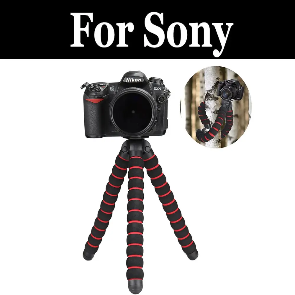 Treppiede Flessibile Max Size Octopus Treppiede Per Sony A33 A35 A37 A55 A57 A58 A65 A68 A77 A77 Ii Dsc Rx0 Fdr X3000 Hdr As300