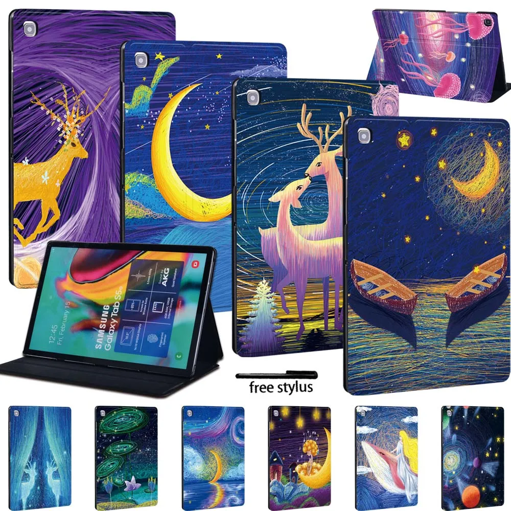 Nuovo Caso Tablet Per Samsung Galaxy Tab Un A6 7.0 9.7 10.1 10.5 /Tab E 9.6 Sottile Tablet Antiurto Custodia Protettiva Shell + Penna