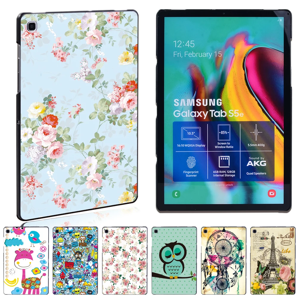 Anti-Cratch Tablet Caso O Samsung Galaxy Tab Un A6(T280/285/580/585)/A(T550/555/551/510/515/590)/E(T560/561)/S5E(T720/725) + Penna