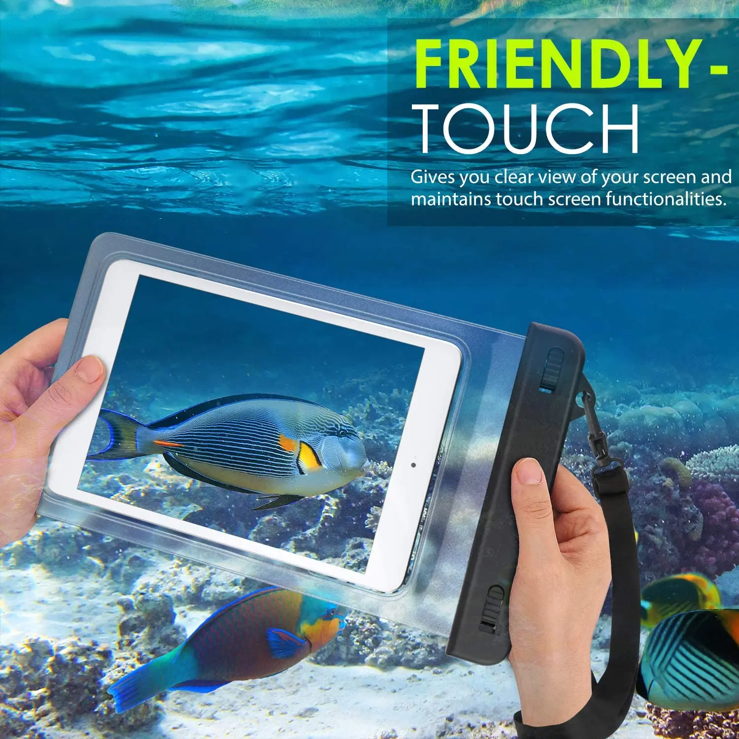 Custodia Impermeabile Universale Moko Custodia Asciutta Per Tablet Per Ipad Mini 2019/4/3/2 Samsung Tab 5/4/3 Galaxy Note 8 Tab S2/Tab E/Tab A