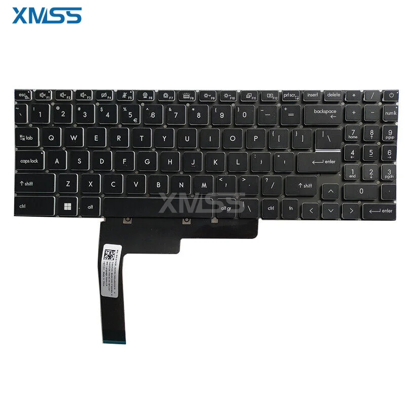Nuova Tastiera Inglese Usa Per Msi Crosshair 15 A11Uck A11Udk 17 A11Uck A11Uek