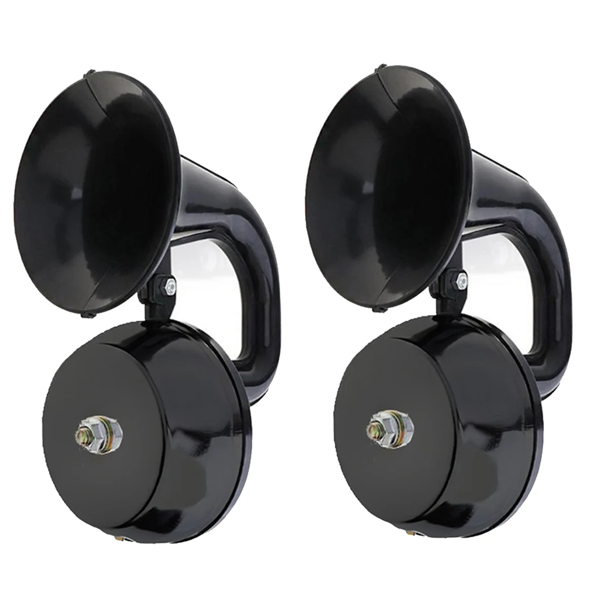 12V 24V 126Db Super Loud Auto Car Air Horn Dual Trumpet Waterproof Universal Car Horn With Bracket Relay No Need Compressor