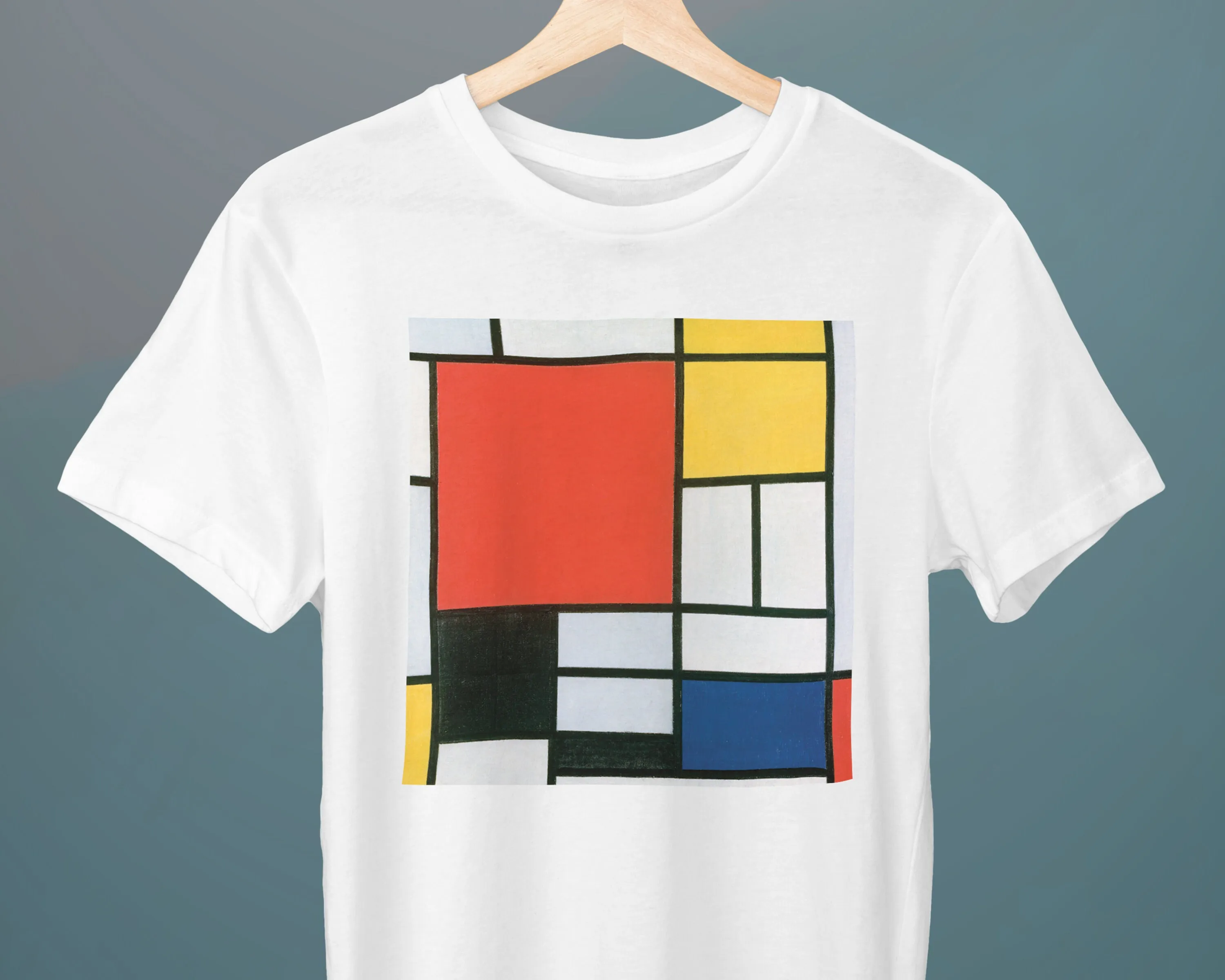Composizione Con Grande Aereo Rosso Piet Mondrian Unisex