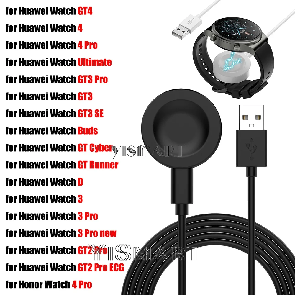 Cavo Di Ricarica Universale Per Huawei Watch Gt4 Gt3 Gt 2 Pro Caricabatterie Per Huawei Watch 4 3 Gt Runner, Honor Watch 4 Pro Cradle