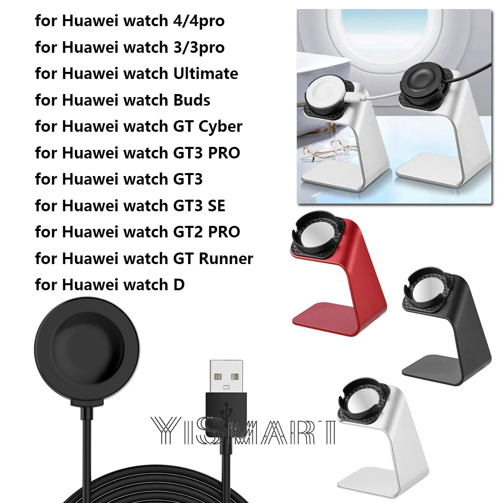Cavo Di Ricarica Per Huawei Watch 4 3 Pro / Gt3 Pro / Gt Runner Charger Dock Stand Holder Per Huawei Ultimate / Gt 2 Pro / Buds