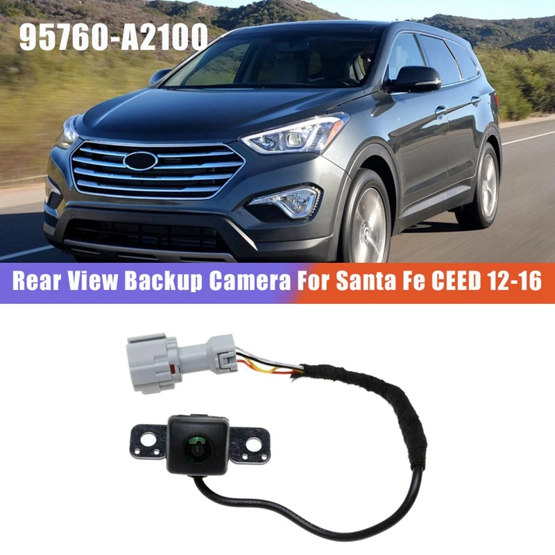 Nuova Telecamera Per Retromarcia Per Auto Telecamera Di Backup Per Assistenza Al Parcheggio 95760-A2100 95760 A2100 Per Hyundai Santa Fe 13-16 / Kia C