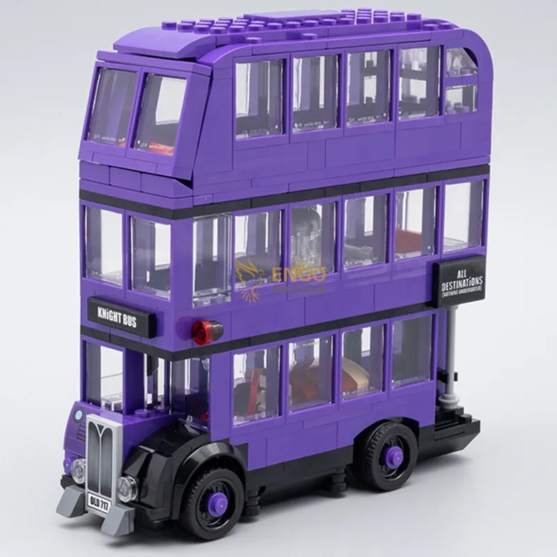 403 Pezzi Knight Bus Building Blocks Modello Fit 75957 Giocattoli Per Bambini Regalo Di Natale