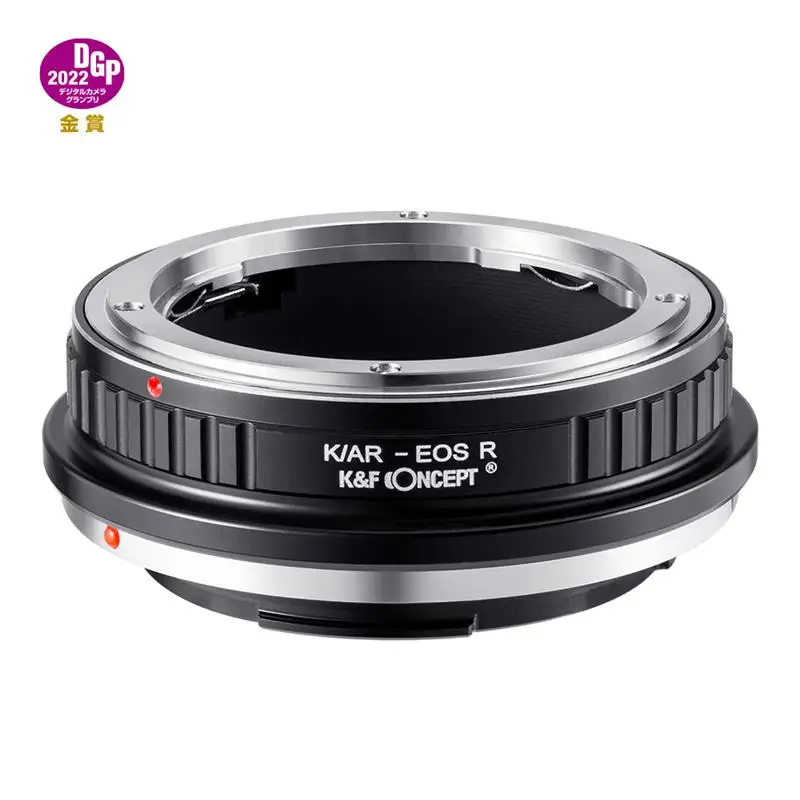 K & F Concept K/Ar-Eos R K/Ar Obiettivo A Eos R Anello Adattatore Per Fotocamera Con Attacco Rf Per Attacco Konica Ar Su Fotocamera Canon Eos R Rf R3 