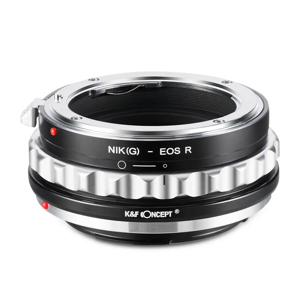 K & F Concept Nik(G)-Eos R Per Nikon G D Ais Obiettivo Con Montaggio Automatico A Canon Eos Rf Camera Eos R5 Eos R6 R7 Adattatore Per Obiettivo