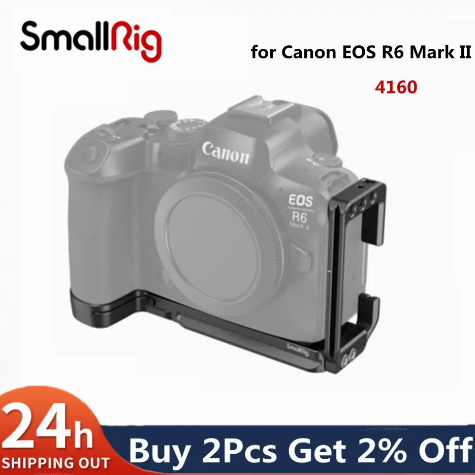 Piastra Di Montaggio A Forma Di L Smallrig Per Canon Eos R6 Mark Ii/Eos R5 /Eos R5 C/Eos R6 L 4160