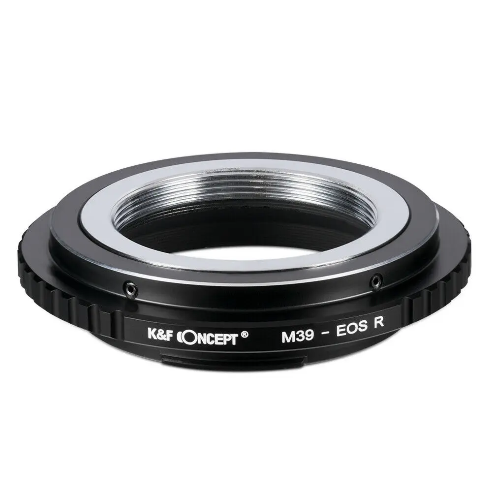 Adattatore Per Obiettivo K & F Concept M39-Eos R Per Obiettivo Di Montaggio Leica M39 Per Fotocamera Canon Eos R Mount Rf Rp R1 R3 R5 R6 Mark2 R7 R8 R