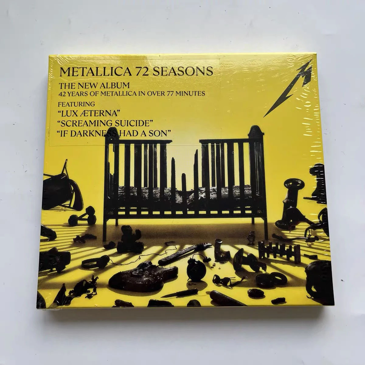 Classic Metallica James Alan Hetfield Music Cd 72 Stagioni Album Cosplay Disc Cd Walkman Car Soundtracks Box Collection Regali