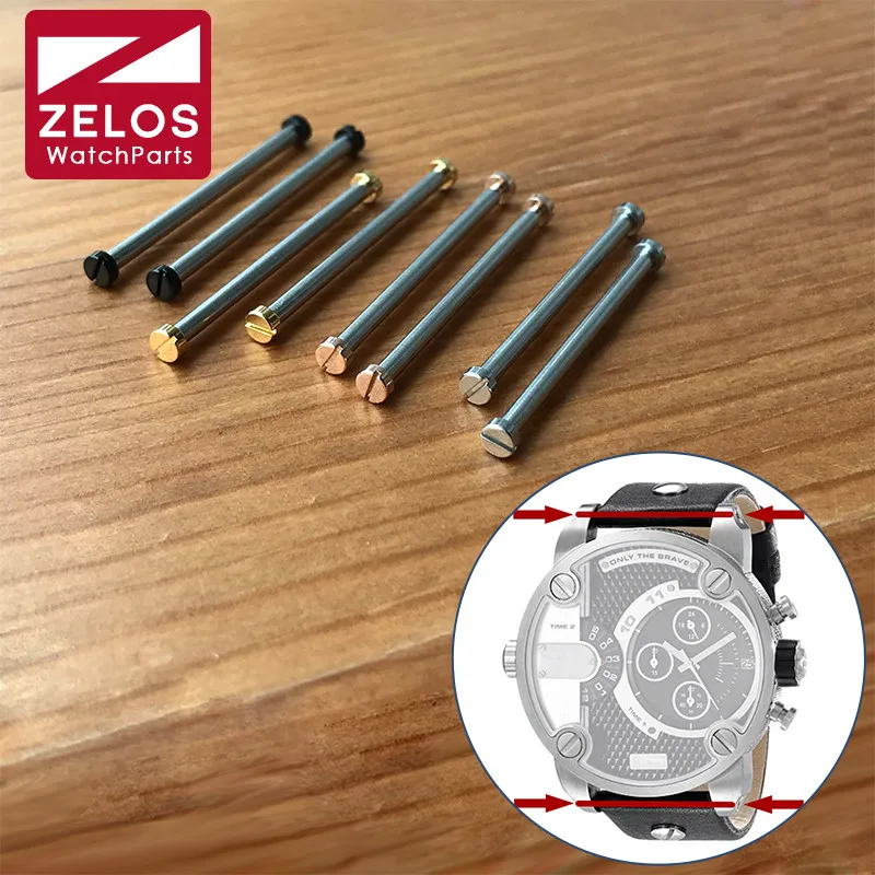 31.3Mm Watch Screw Tube Ear Bar Per Dz Diesel Mr Daddy Watch Band Case Link