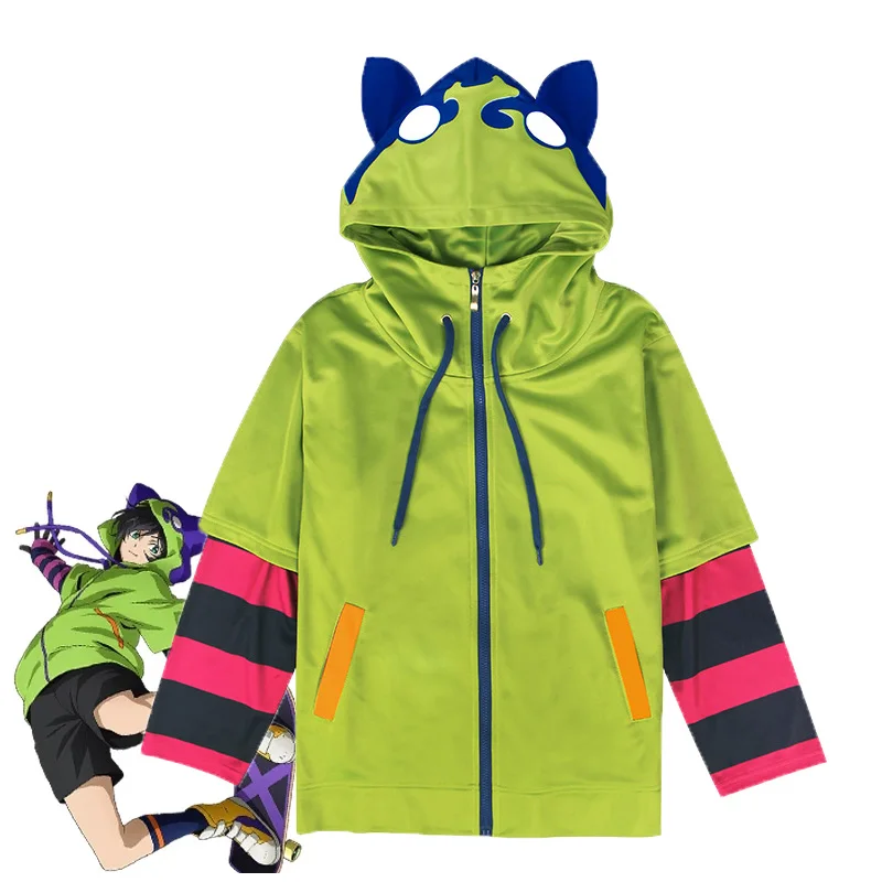 Anime Sk8 The Infinity Miya Cat Hooded Hoodie Jacket Costumes Cosplay Per Donna Uomo Plus Size