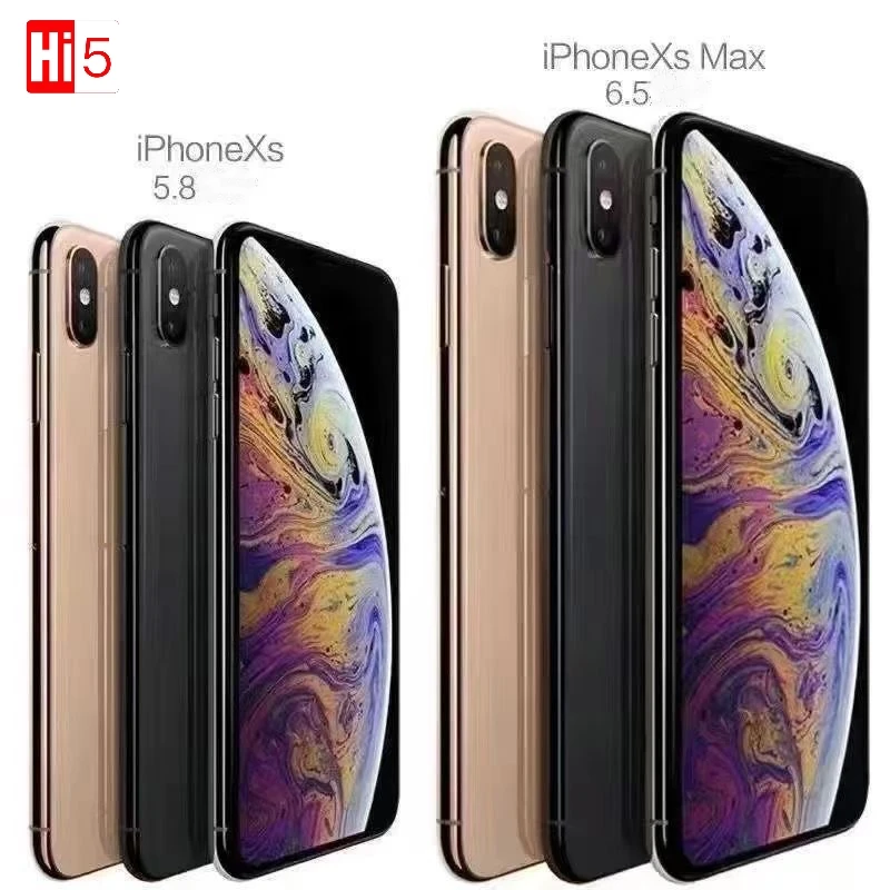 Originale Sbloccato Apple Iphone Xs Max Iphone Xs 4G Ram 64Gb/256Gb Rom A12 4G Lte Smartphone Iphone Xs 5.8 "& Xs Max 6.5"
