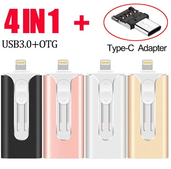 Chiavetta Usb Usb Pendrive Per Iphone Xs Max X 8 7 6 Ipad 16/32/64/128 Gb Memory Stick Chiave Usb Mfi Pen Drive 256Gb Usb 3.0