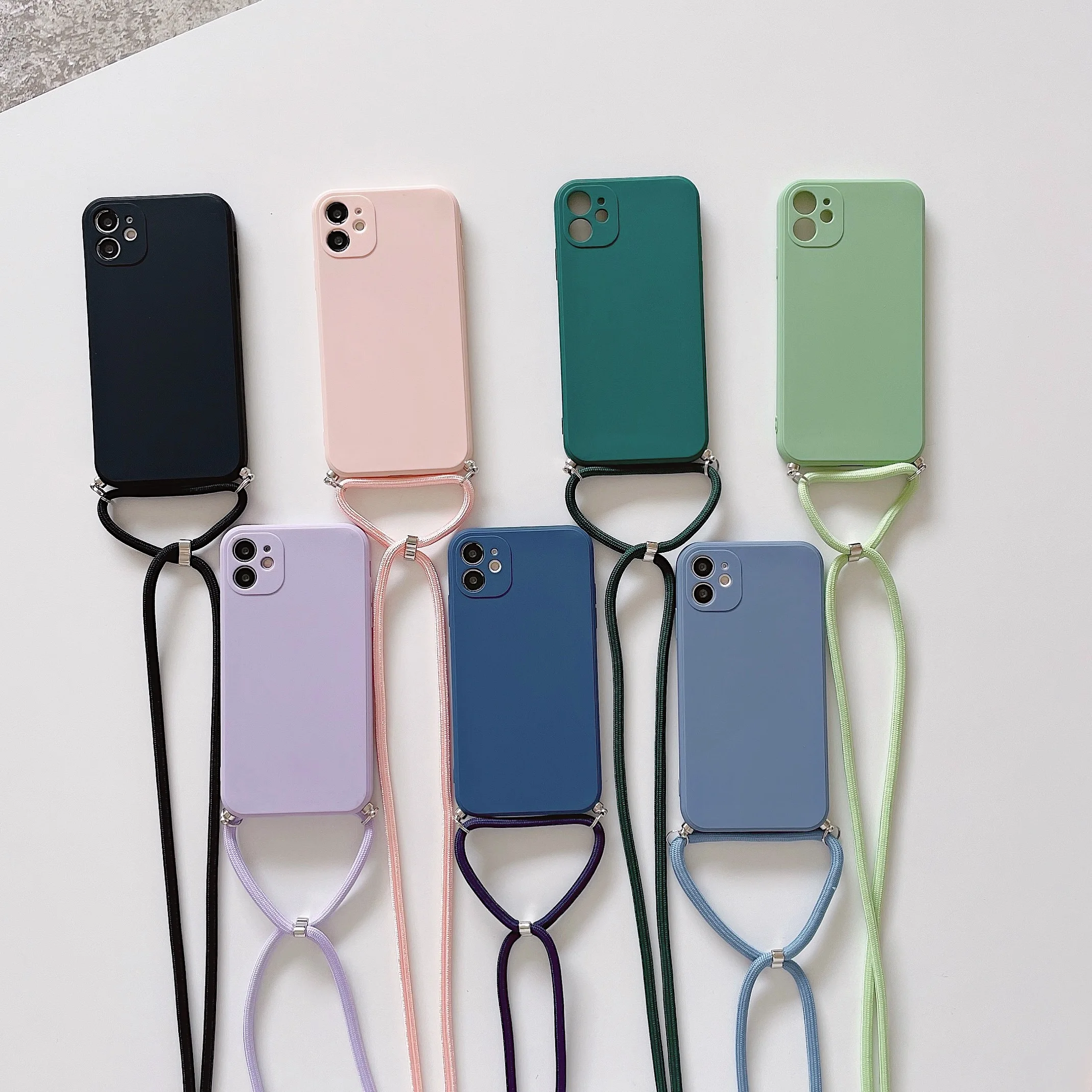 Funda De Teléfono Móvil Con Cavo Per Iphone, Funda De Cuerda Con Manos Lipres, Per Iphone 13, 12, 11 Pro Max, 6, 7, 8Plus, X