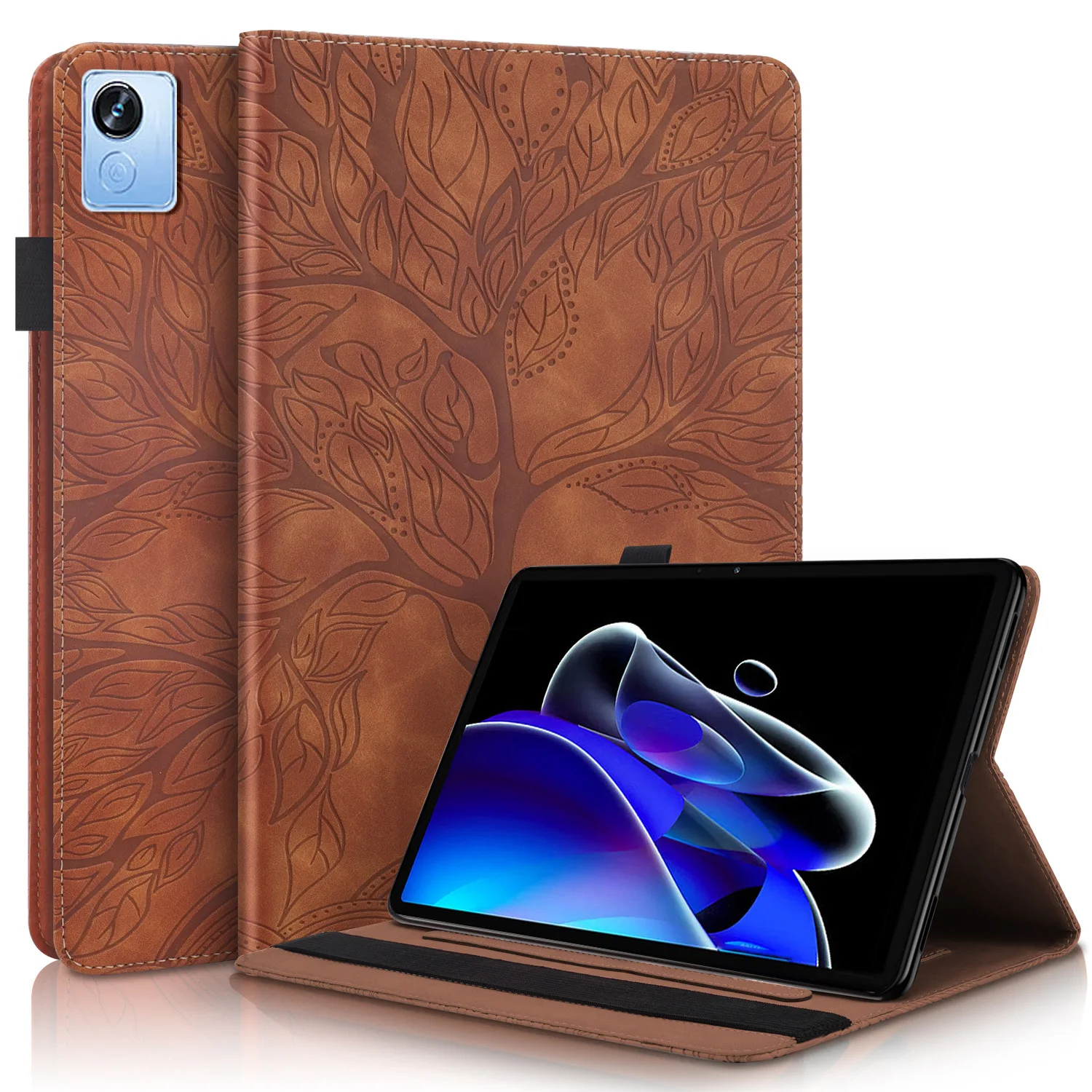 Per Oppo Realme Pad X10.9 Tree Of Life Pattern Oppo Pad Air 10.36 Mini 8.7 Tpu Silicone Card Type Tree Of Life Cover Protettiva