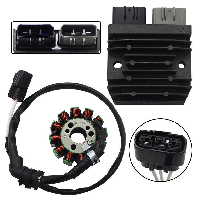 Set Raddrizzatore Regolatore Bobina Statore Moto Per Yamaha Fz1-N Fz1-Na Fz1-Sa Fz1-S Fz8 Fz8-N Na S Sa Muslimah