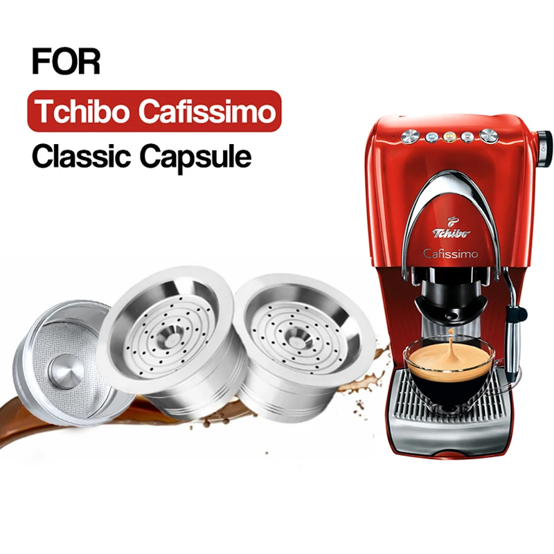 Capsula Riutilizzabile Per 3 Cuori Modo Lv Tchibo Cafelmo K Fee Caffitaly Classic Coffee Maker Filtri Riutilizzabili Accessori Pod