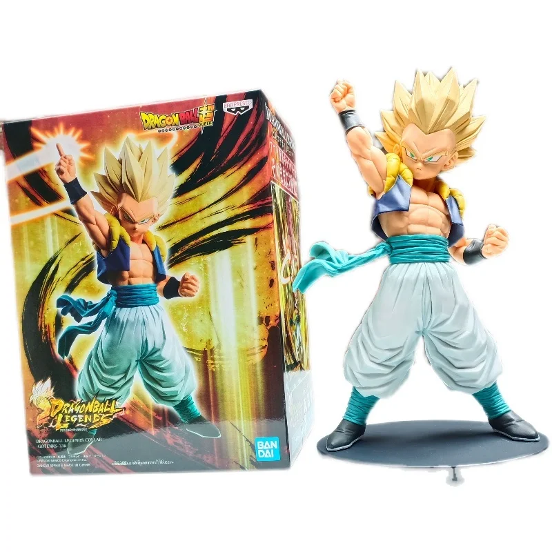 Original Dragon Ball Legends Gotenks Super Saiyan Action Figure Anime Figure Collezione Regalo Ornamento Modello 20Cm Per Bambini