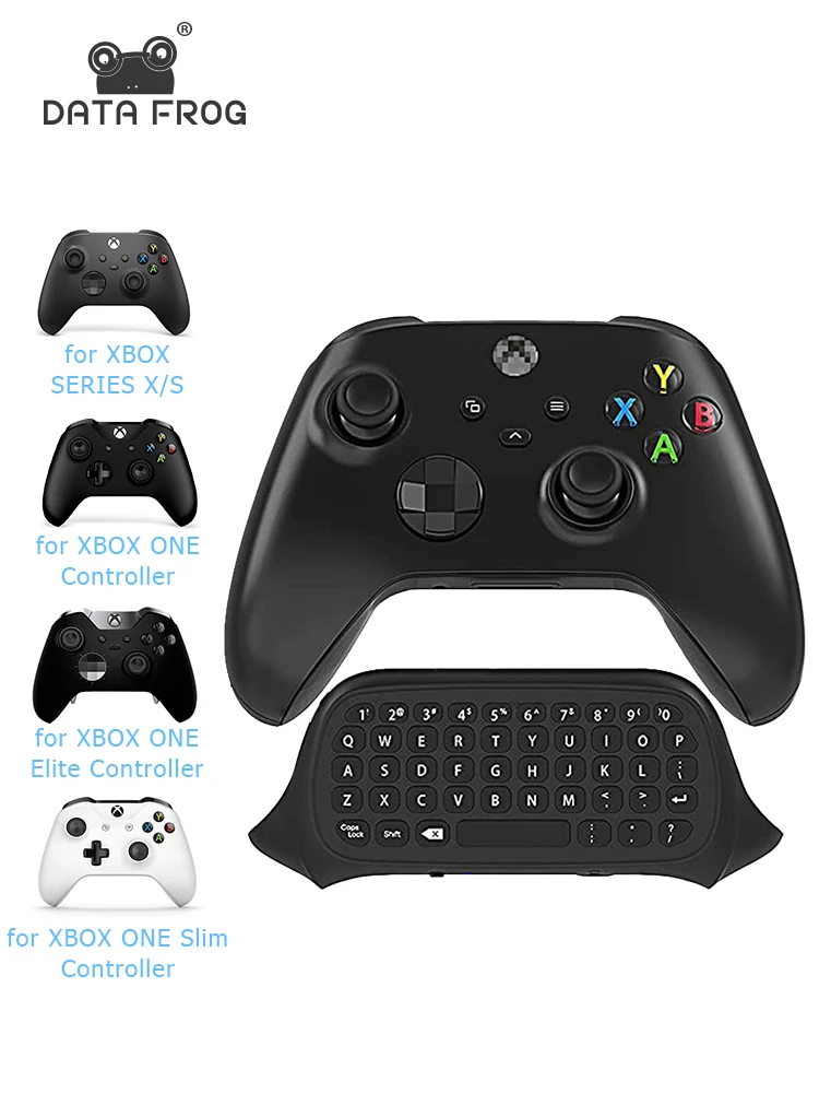 Tastiera Wireless Data Frog Chatpad Per Tastiera Controller Xbox Series X/S Con Ricevitore Usb Jack Auricolare Per Xbox One Elite/Slim