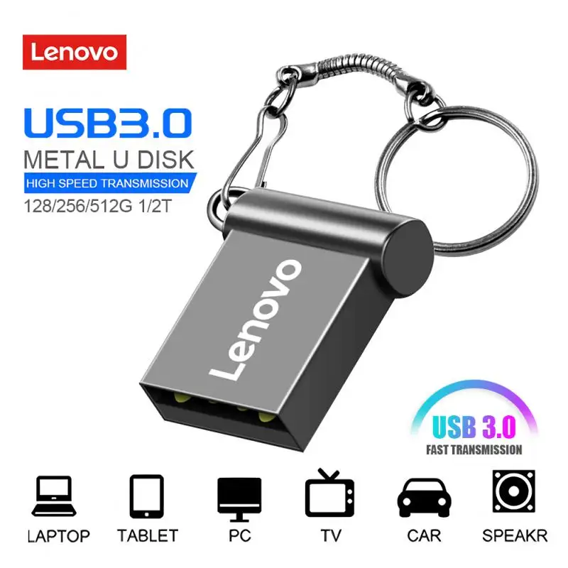 Lenovo Usb Flash Drives 128Gb 2Tb Pendrive Pen Drive Portatile Usb 3.0 1Tb Thumb Memorias Usb Helloween Regalo Per Android Pc/Auto