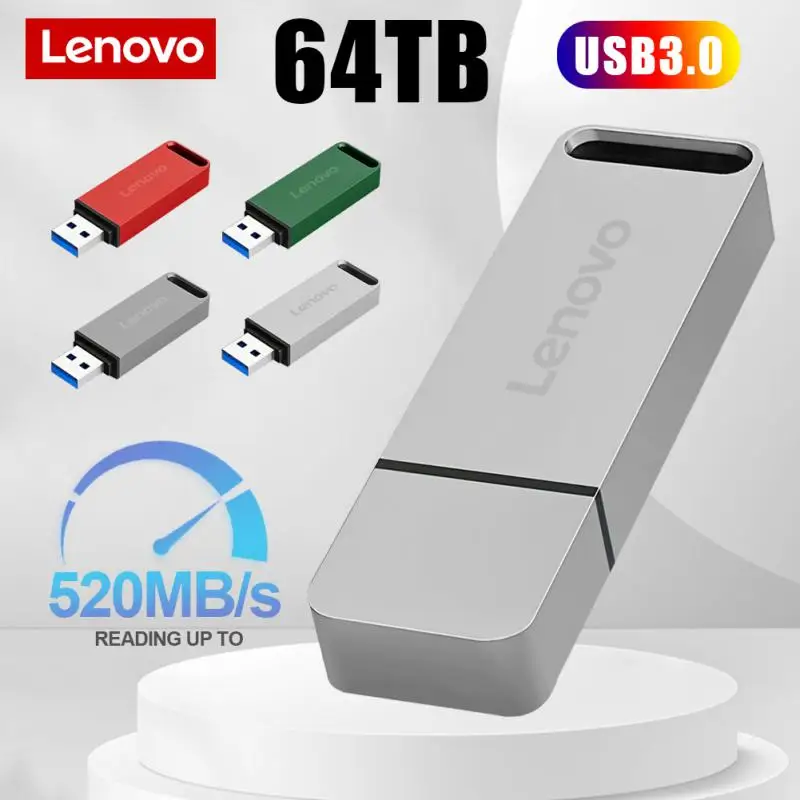 Lenovo 64Tb Usb 3.0 Flash Pen Drive Memory Stick 16Tb 8Tb Usb3.0 Flash Drive 4Tb Mobile Storage Pendrive Spedizione Gratuita Per Ps4