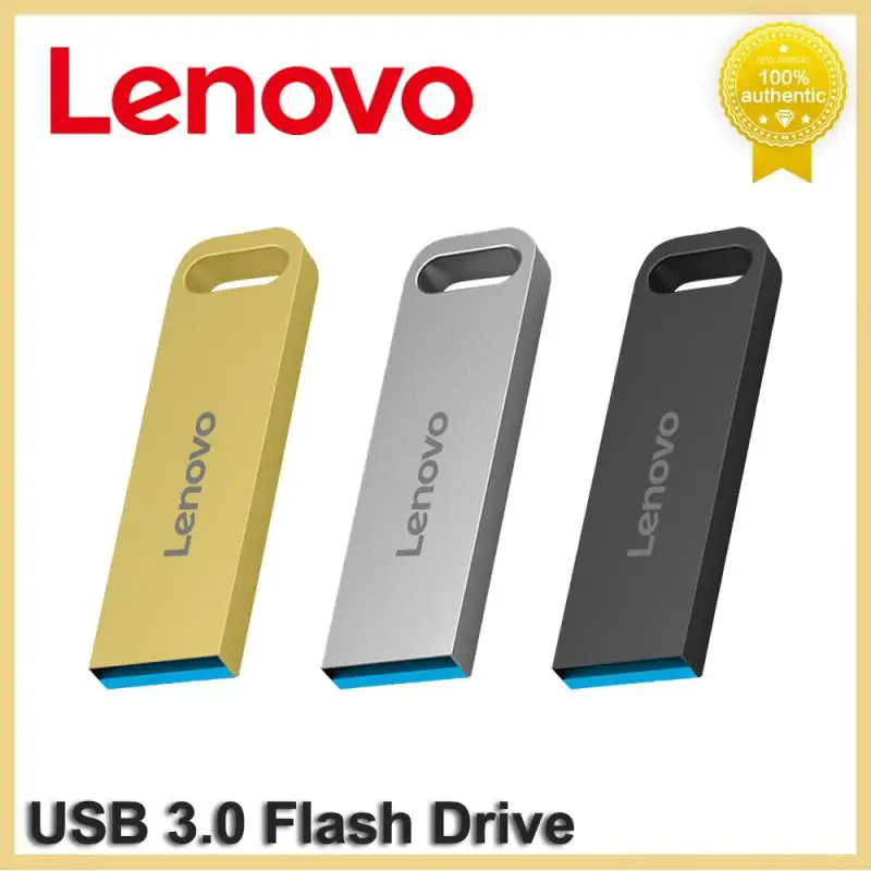Lenovo Usb Flash Drive 2Tb Metallo Capacità Reale Memory Stick Ad Alta Velocità Usb3.0 Flash Pen Drive Business Gift Storage U Disk