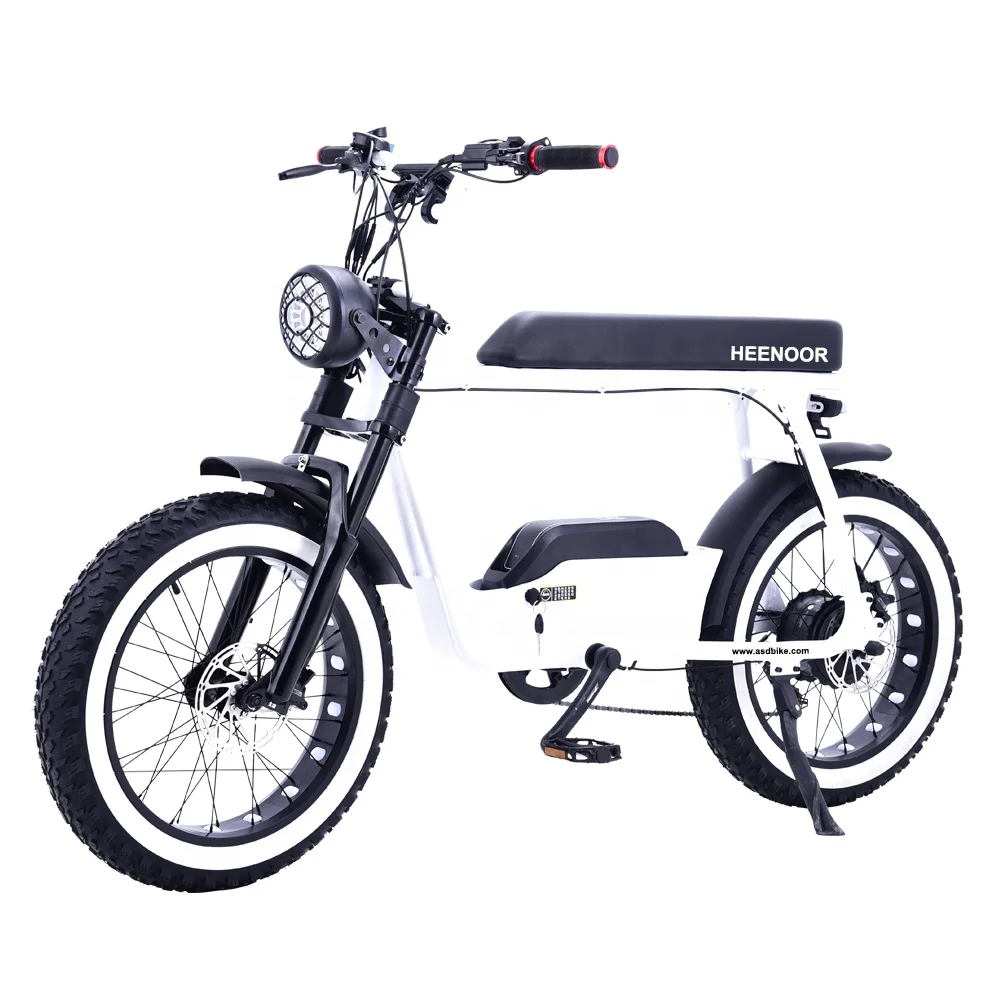 Heenoor Bici Elettrica Retro Lega Di Alluminio 500W Bicicletta Elettrica Retro Vintage Mountain City Cycle Ebike E-Bicycle Bike Custom