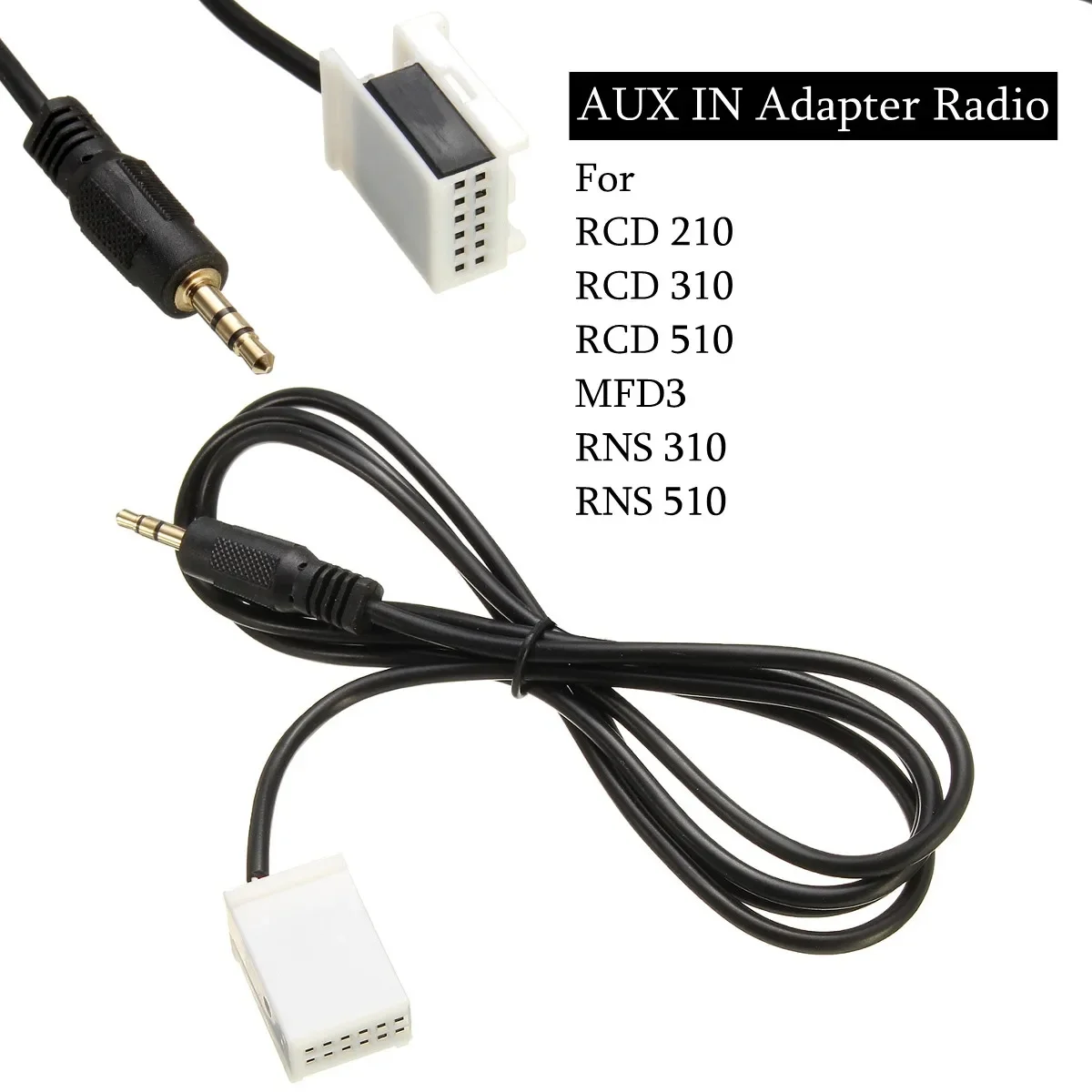 3.5Mm Auto Usb Aux In Adattatore Radio Lettore Mp3 Cavo Per Kabel Per Vw/Rcd210 310 510 Mfd3 Rns 310 Rns 510 Series