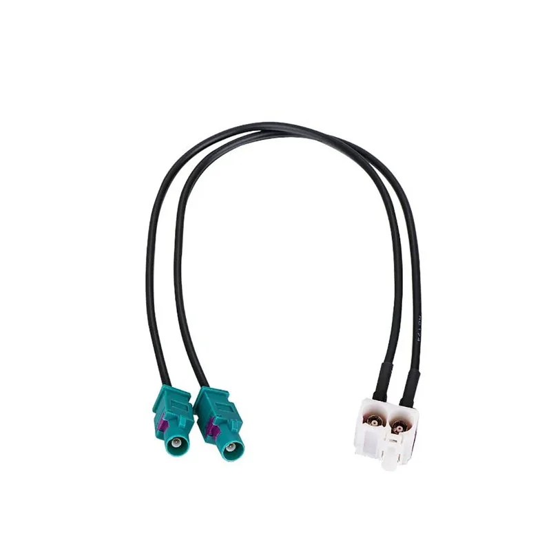 Per Rcd510 Rns 510 Fakra Antenna Diversity Rns510(Mfd3) Rcd510 310 Adattatore Per Antenna Radio Cavo Di Conversione Da 2 A 2
