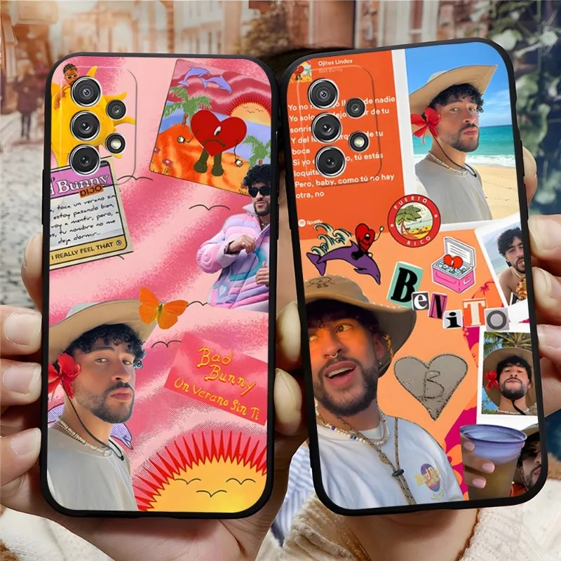 Un Verano Sin Ti Bad Bunny Square Liquid Phone Case Funda Per Samsung S22 S21 S23 S30 S20 S9 S10 S8 S7 S6 Pro Plus Edge Ultra Fe