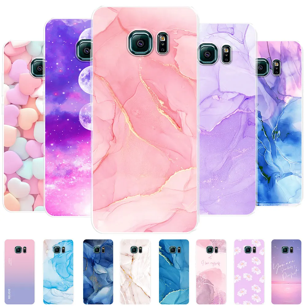 Per Samsung S6 Custodia Trasparente Morbida Siliconetpu Cover Per Samsung Galaxy S6 Egde Custodie Coque Per Samsung S6 Edge Plus Fundas