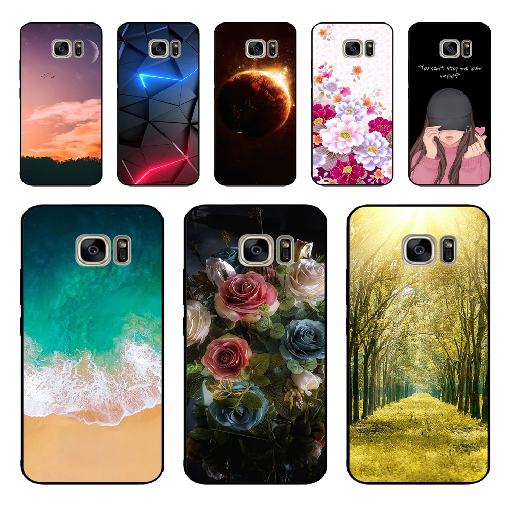 Custodia In Silicone Per Samsung Galaxy S6 Edge Plus + Custodia Morbida In Tpu Per Samsung Galaxy Note 5 Edge Cover Paraurti Coque