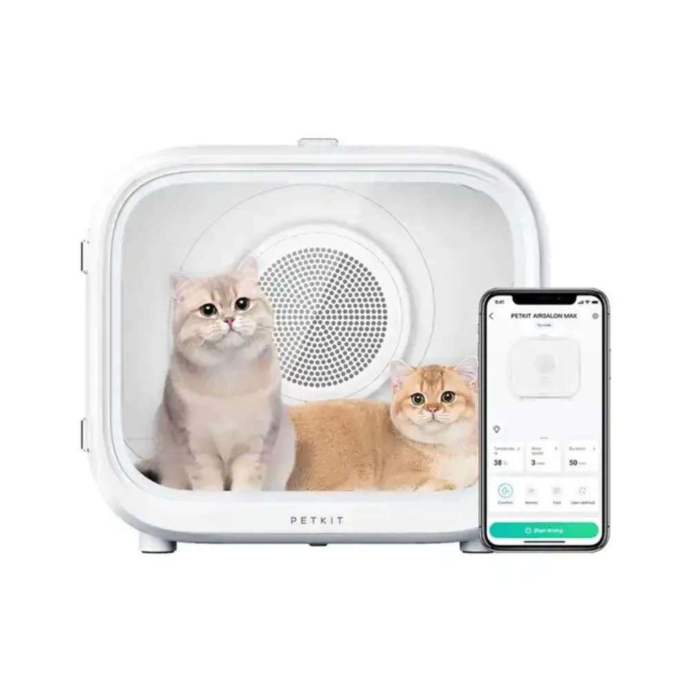 Petkit Airsalon Max Automatic Pet Drying Cabin Cat Dryer Box Smart Temperature App Control E 360 Drying Gatos Accesorios Nuovo