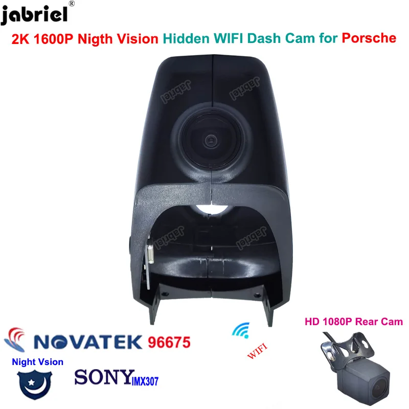 Car Dvr Dedicato Dash Cam 2K 1600P Per Porsche Paramera 911 918 Per Porsche Macan S Turb Per Porsche Caenne Macan 2014 - 2023