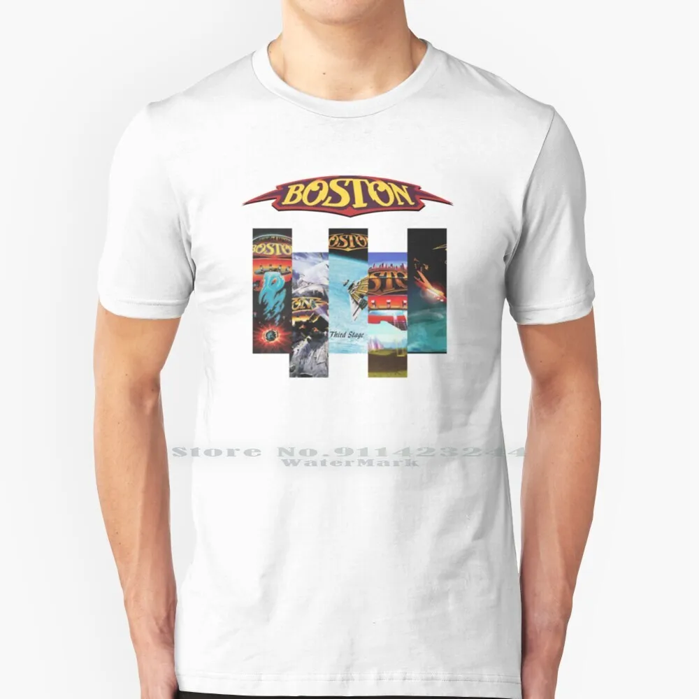 Boston Band T Shirt Cotton 6Xl Boston Band Boston Album Album Tom Scholz Styx