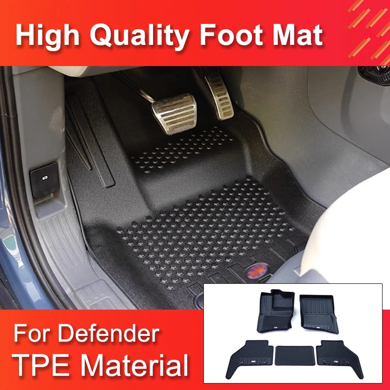 Tappetino Per Tappetino Per Land Rover Defender 110 2020-2024 Tappetino Per Auto Per Nuovi Accessori Defender 110 Tappetino In Tpe