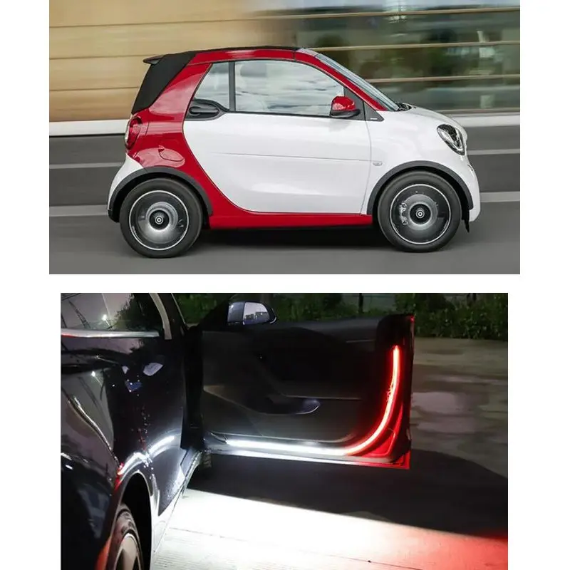 Led Car Opening Door Spia Luminosa Per Smart Fortwo Roadster Cabrio City-Coupe Crossblade Forfour